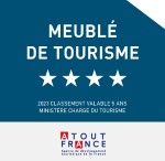 Meublé de Tourisme 4 étoiles